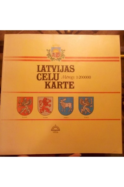 Latvijas Celu Karte. Merogs 1:200000